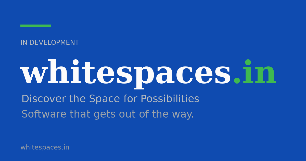 Link preview image for whitespaces.in